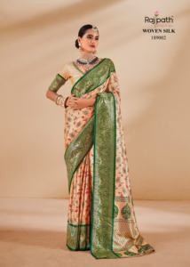 Saree en soie de tissu de déclaration de mode traditionnelle pour femmes ethniques indiennes de meilleure qualité pour les options de mariage et de port quotidien - Product Image 6