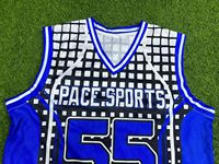 Jersey Basket Musim Panas Ukuran Besar, Anti-Bakteri, Cepat Kering, Bernapas, Desain Cetak Sendiri, Sublimasi, Bolak-Balik