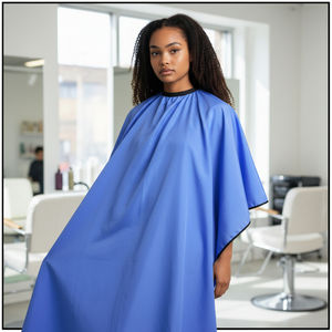 Tablier de coiffure personnalisé cousu main pour salon, en polyester écologique et durable avec taille ajustable - Product Image 1