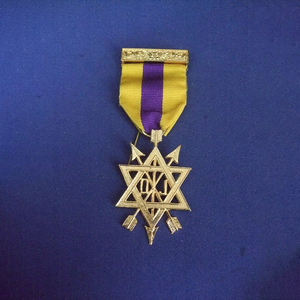 Masónico RCC KHS Comandante Pecho Joya Hecho a Medida Tradicional Rojo Negro Cruz Constantino Regalia Alta Calidad Ronpex - Product Image 1