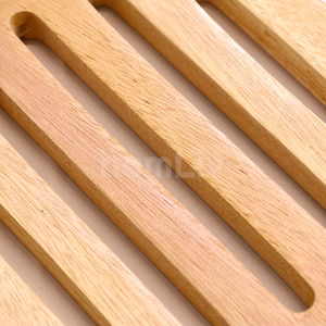 OEM Natural Eco Friendly Dorota Teak <b>Round</b> Pad Sustainable Food Safe No Paint and Varnish Halal Customized Kitchen - Product Image 6