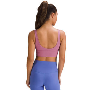 Soutien-gorge de sport de yoga pour femmes avec logo personnalisé de haute qualité Bretelles convertibles extensibles dans les quatre sens U-NECK soutien élevé Grande taille - Product Image 2