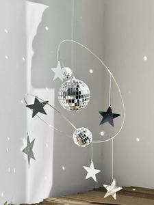 Luces Decorativas Colgantes de Mosaico de Vidrio Hechas a Mano TCE, Decoración para el Hogar de Acción de Gracias, Artículo para Sala de Estar, Dormitorio, Fiesta - Product Image 1