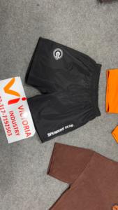 Short personnalisé en coton sérigraphié Short d'été coupe ample - Product Image 2