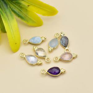 Colgante Pequeño Estilo Rawa con Bisel de Cuarzo Cristalino, Joyería Artesanal con Piedras Preciosas, Regalo para Ella - Product Image 6