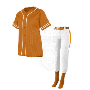 Nuevo Conjunto de Uniforme de Softbol de Alta Calidad, Transpirable, 100% Poliéster, de Secado Rápido, Cuello en V, Diseño Personalizado, Tallas Grandes - Product Image 3