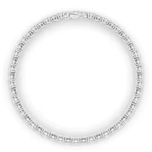 Moissanite Tennis Bracelet 925 Sterling Silver Diamond Alternative Sparkling Bridal Jewelry Everyday Luxury Bracelet - Product Image 2