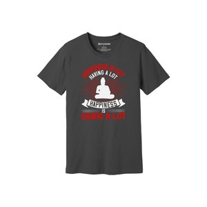 Camiseta informal de algodón 100% con impresión de temas de Buda en 3D, 12 opciones de color, 160-180, colocación de diseño personalizable GSM pesado - Product Image 2