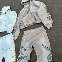 Sweat-shirt à capuche zippé tie-dye, coupe ample, en molleton français, unisexe, décontracté, pour l'automne