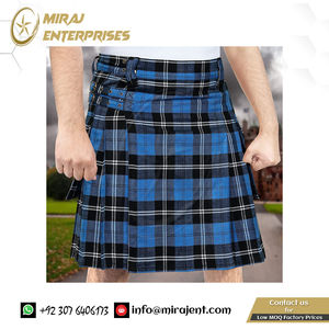Kilt écossais traditionnel pour homme en acier inoxydable avec logo personnalisé, style décontracté, couleur personnalisée, vente en gros - Product Image 5