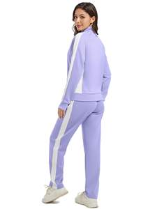 Trajes Deportivos de Algodón 100% para Mujer, al por Mayor, de Alta Calidad, Suaves y Transpirables, con Logotipo Personalizado, Servicio OEM 2025 - Product Image 3