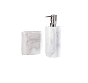 Superior Quality Soap Dispenser Modern Design White Marble Made Soap Dispenser for Sale Bathroom and Kitchen <b>Accessories</b> - Product Image 1