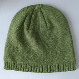 Chapeau beanie unisexe en tissu doux, bonnet d'hiver, fourniture de marque privée - Product Image 3