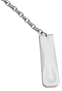 Maniglia bianca per cassetta di scarico piatta (Mirtak GR-62011) - Product Image 1