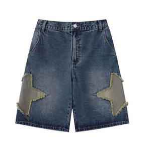 Shorts en jean sur mesure, vente chaude, légers, respirants, pour hommes adultes - Product Image 1