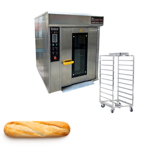 Good Quality 8 Trays Rotary <b>Oven</b> Bread Toaster Altuntop Trolley Iron Stainless Steel Bakery <b>Oven</b> for Bread Kien an Vietnam - Product Image 1