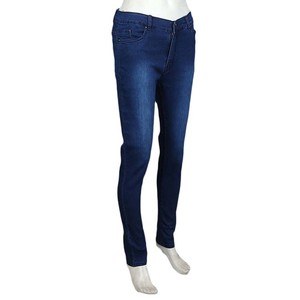 Pantalon en jean extensible coupe slim pour femme Chase Value - Bleu moyen Taille 28 - Product Image 1