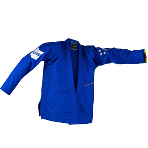 Qualité supérieure à manches longues BJJ Gis Jiu Jitsu Judo Karaté Training Wear 2 Piece Suit Unisex Adultes - Product Image 2