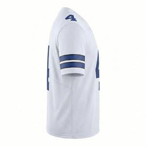 Custom American <b>Football</b> Jersey <b>White</b> Breathable Polyester Training Uniform for Men - Product Image 3