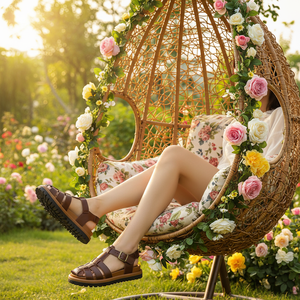 Suole per Sandali da Donna Wolf Brand, Collezione Estiva, Doppio Strato in PVC, per Spiaggia e Giardino, Antiscivolo e Spesse - Product Image 5