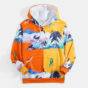 Con capucha estampada para hombres con corte limpio y ajuste cómodo diseñado para uso diario y estilo callejero fácil - Product Image 1