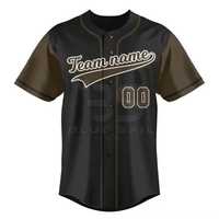 Maillot de baseball personnalisé 100% polyester, haute qualité, respirant, maillots de sport