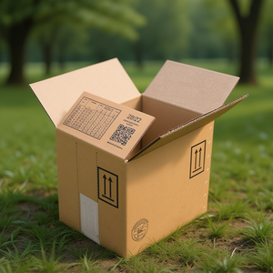 4-Way Approved Double-Walled Corrugated Board Recyclable 360x260x300mm 28L Capacity 10 Units Per <b>Pack</b> TRANSPAK <b>Paper</b> Box - Product Image 3