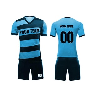 2025 New Design Customized Color Logo Soccer Uniform <b>Set</b> High Quality 100% Polyester Quick Dry Breathable Jersey Shorts for Team - Product Image 4
