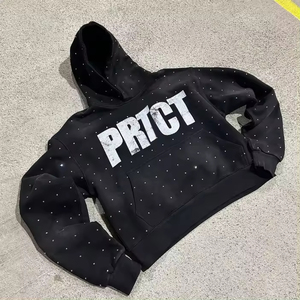 เสื้อฮู้ดกันหนาวสำหรับผู้ชายสีดำเสื้อฮู้ดแฟชั่นใหม่ - Product Image 1