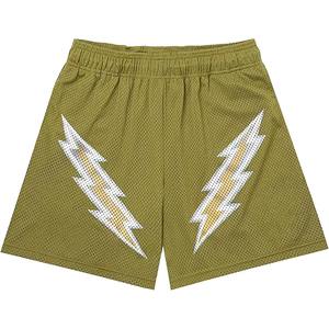 Hombres Gym High Street Sublimación Imprimir Gráfico personalizado Malla Premium Transpirable Secado rápido Moda OEM Pantalones cortos - Product Image 4