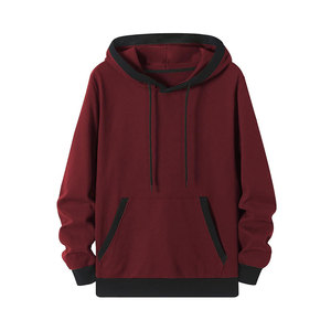 Nuevo estilo bajo MOQ mejor calidad hombres sudaderas con capucha/invierno Gran oferta pulóver mangas completas algodón hombres sudaderas con capucha - Product Image 1