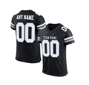 Camiseta de Fútbol Americano, Ropa Deportiva de Verano, Manga Corta, Cosida, 100% Poliéster, Transpirable, de Secado Rápido - Product Image 1