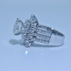 Anillos de Compromiso y Boda de Diamantes de Alta Calidad, Diamantes VVS con Certificado IGI, Anillos Finos de Plata S925 para Mujer, Talla Personalizada, Joyería Fina - Product Image 3