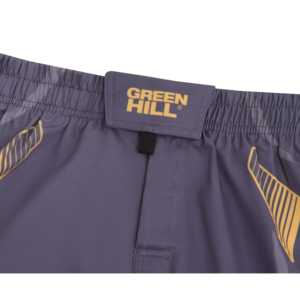 Pantalones Cortos de MMA GREEN HILL 2023, Diseño Personalizado, Ropa Deportiva de Seda Gris, para Entrenamiento de Combate, Elásticos, para Artes Marciales, Técnica de Sublimación - Product Image 3