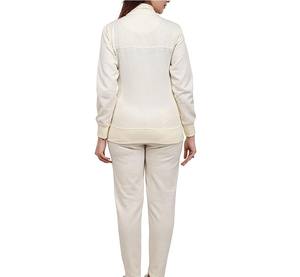 Conjunto Deportivo de Dos Piezas con Diseño de Patrón Sólido, Mangas Largas y Top Corto, Estilo Casual Ecológico para Mujer - Product Image 2