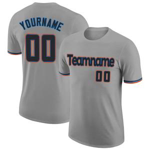 Vente en gros Chemises directes Engro T-shirts de l'industrie des vêtements de sport T-shirt de performance gris noir personnalisé-bleu poudré - Product Image 1