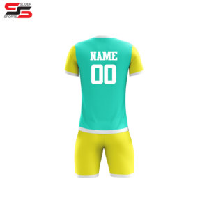 Uniforme de football de sport de fabrication du Pakistan uniforme de football de couleur unie et imprimé uniforme de football de haute qualité - Product Image 4