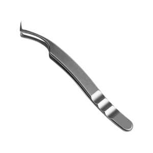 Pinzas para pestañas con logotipo personalizado, última colección, precios al por mayor, 2025, por H/N, color sólido, acero, gran oferta - Product Image 1