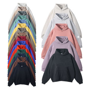 Ensemble survêtement pour homme personnalisé, sweat à capuche surdimensionné, pantalon coupe droite, taille plus, 100% coton, jogging pour homme - Product Image 2