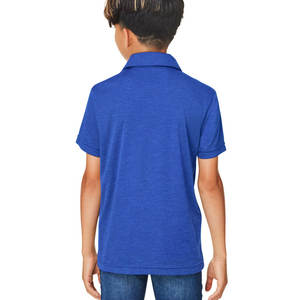 Polo été école uniforme chemises piqué jeunesse athlétique (RD1 9-10 ans) garçons boutonné décontracté à manches courtes polo à col - Product Image 6