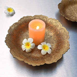 Bols floraux en laiton étonnants dans les articles ménagers décoratifs pour la table du fabricant indien au meilleur prix - Product Image 6