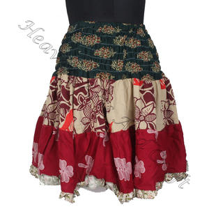 Gypsy indien Patchwork Mini Rara Hippy Boho Festival jupe Boho élégant MS097 Patch coton Mini Sexy jupe pour vêtements d'été - Product Image 5