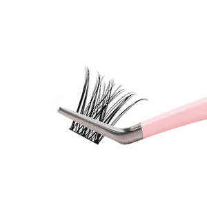 แหนบต่อขนตาแบบโค้งมืออาชีพ สแตนเลสสตีล สำหรับแยกขนตาและเพิ่มวอลลุ่ม เหมาะสำหรับร้านเสริมสวย - Product Image 2