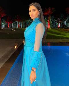 ชุดคาฟตันโมร็อกโกแบบแฮนด์เมด คอวี ทรงยาว น้ำหนักเบา แฟชั่น ทันสมัย เสื้อผ้ามุสลิมแบบดั้งเดิม พร้อมเครื่องประดับ สไตล์ลำลอง - Product Image 6