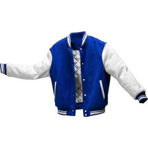 Venta al por mayor de béisbol personalizado Letterman chaquetas abrigo de invierno bombardero Varsity chaqueta para los hombres - Product Image 5