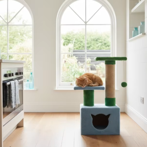 เสาข่วนแมวคุณภาพสูง Amistar Mint Dream Cat Tree สำหรับแมวทุกขนาดและทุกสายพันธุ์ - Product Image 4