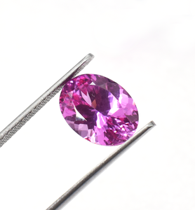 คอร์นฟลาวเวอร์บลูแซฟไฟร์สีชมพูลูกแพร์รูปไข่ทรงแปดเหลี่ยมชุดรูปแบบอัญมณีคอรันดัมสำหรับเครื่องประดับ - Product Image 5