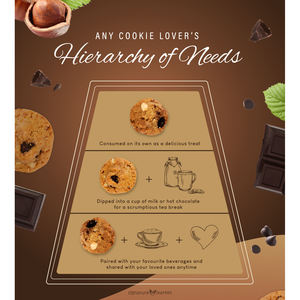 Biscuits ronds à la noisette et au chocolat noir Signature Market (150g) en sachet - Sans produits laitiers ni œufs - Product Image 3