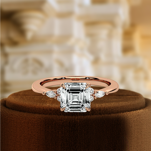 Anillo de Diamante Asscher de 1 Quilate, Certificado IGI, Anillo de Diamante de Oro Blanco de 14 Quilates, Anillo de Compromiso con Diamante Cultivado en Laboratorio, el Mejor Regalo para una Persona Especial - Product Image 5