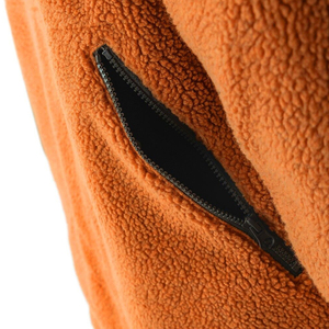 เสื้อแจ็คเก็ตขนแกะเชอร์ปาบริการ OEM OEM OEM OEM สีพื้นกระเป๋าด้านข้างใส่สบายใส่ง่าย - Product Image 6